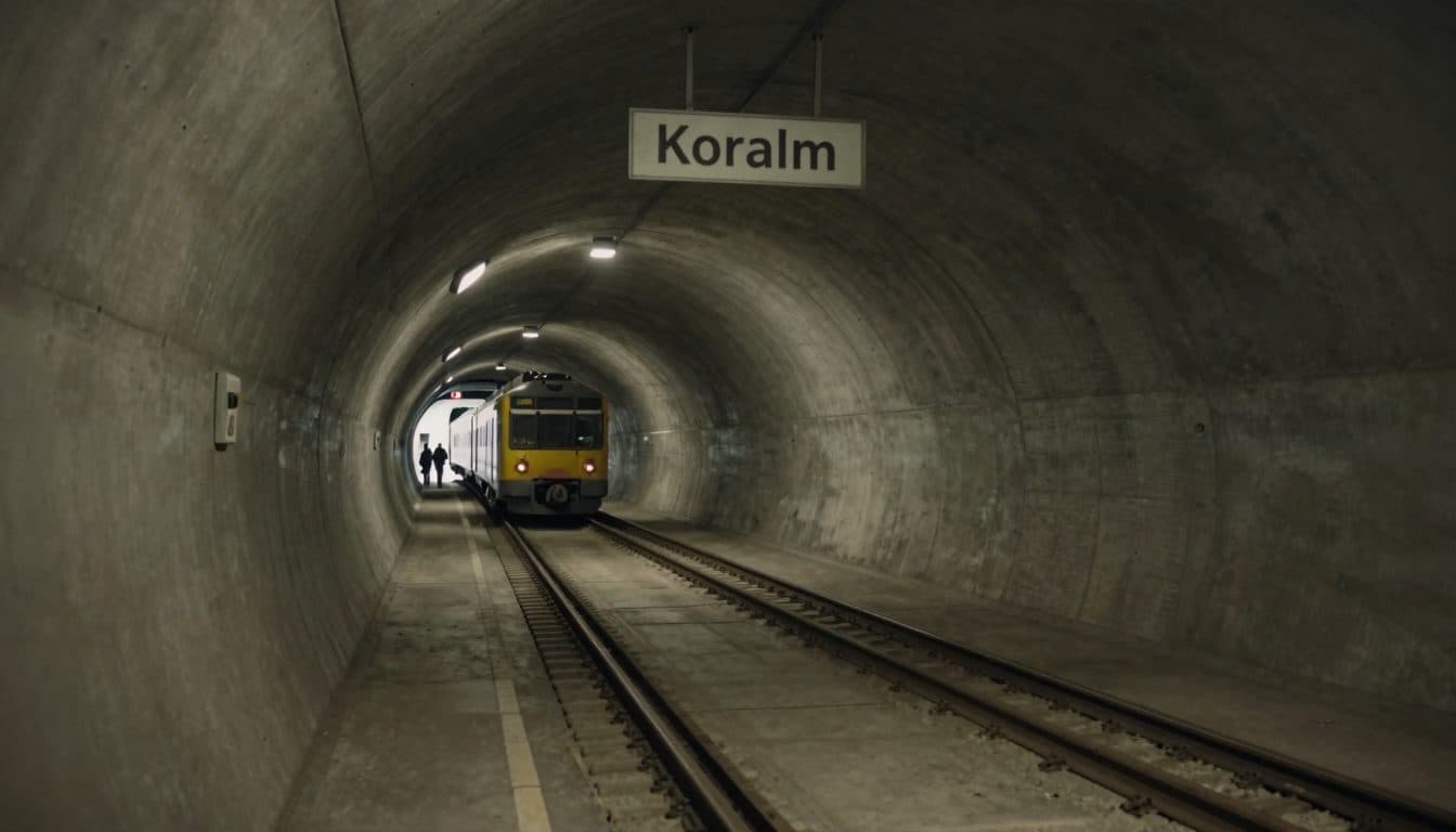 La police retrouve un jeune homme de 19 ans après un incident de « trainsurfing » dans le tunnel de la Koralm