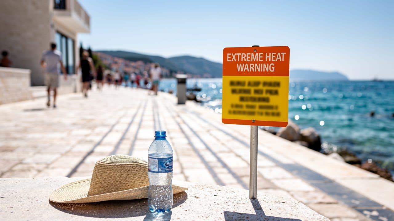 La canicule se poursuit en Croatie : alertes sur la côte adriatique et recommandations de comportement pour les vacanciers
