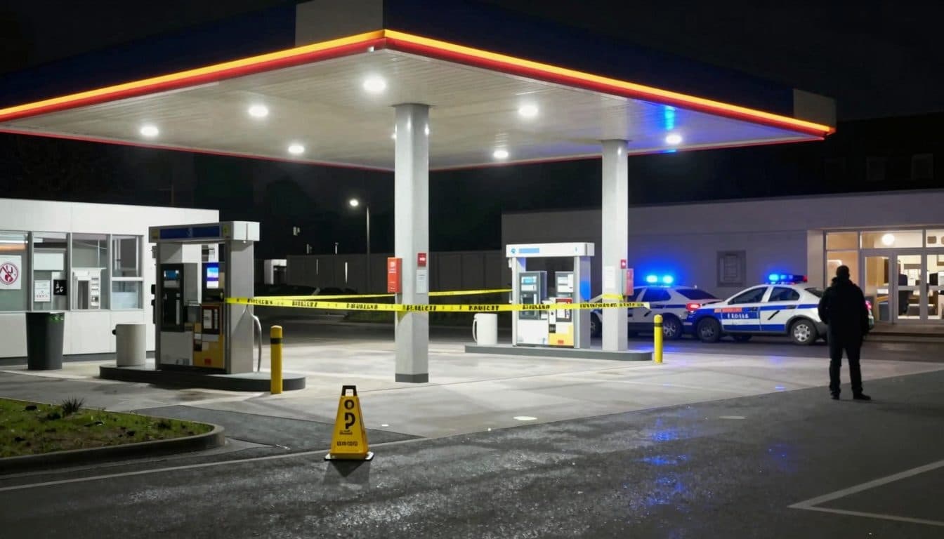 Auteur masqué braque une station-service à Vienne-Liesing et prend la fuite – la police recherche des témoins
