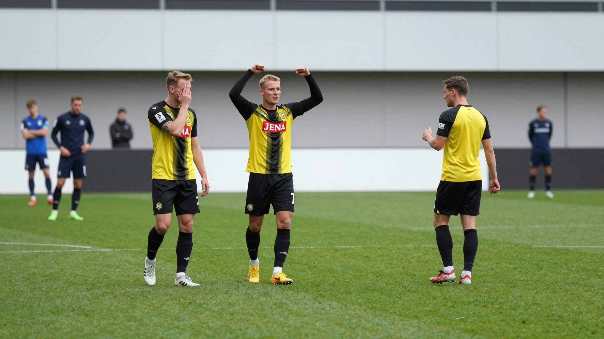 Le SV Darmstadt 98 célèbre une victoire à l'arrachée face au club de quatrième division Carl Zeiss Jena