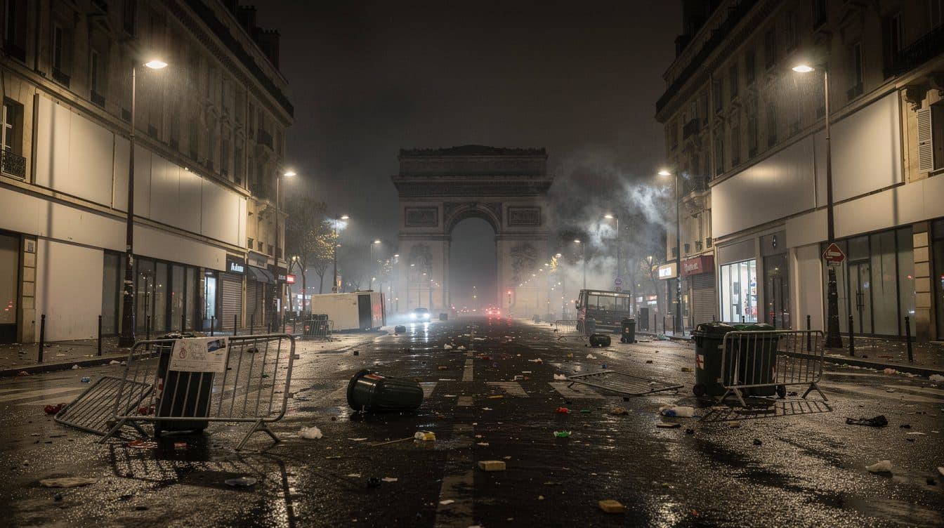 Violences après la victoire du PSG en Ligue des champions : des centaines d'arrestations à travers la France