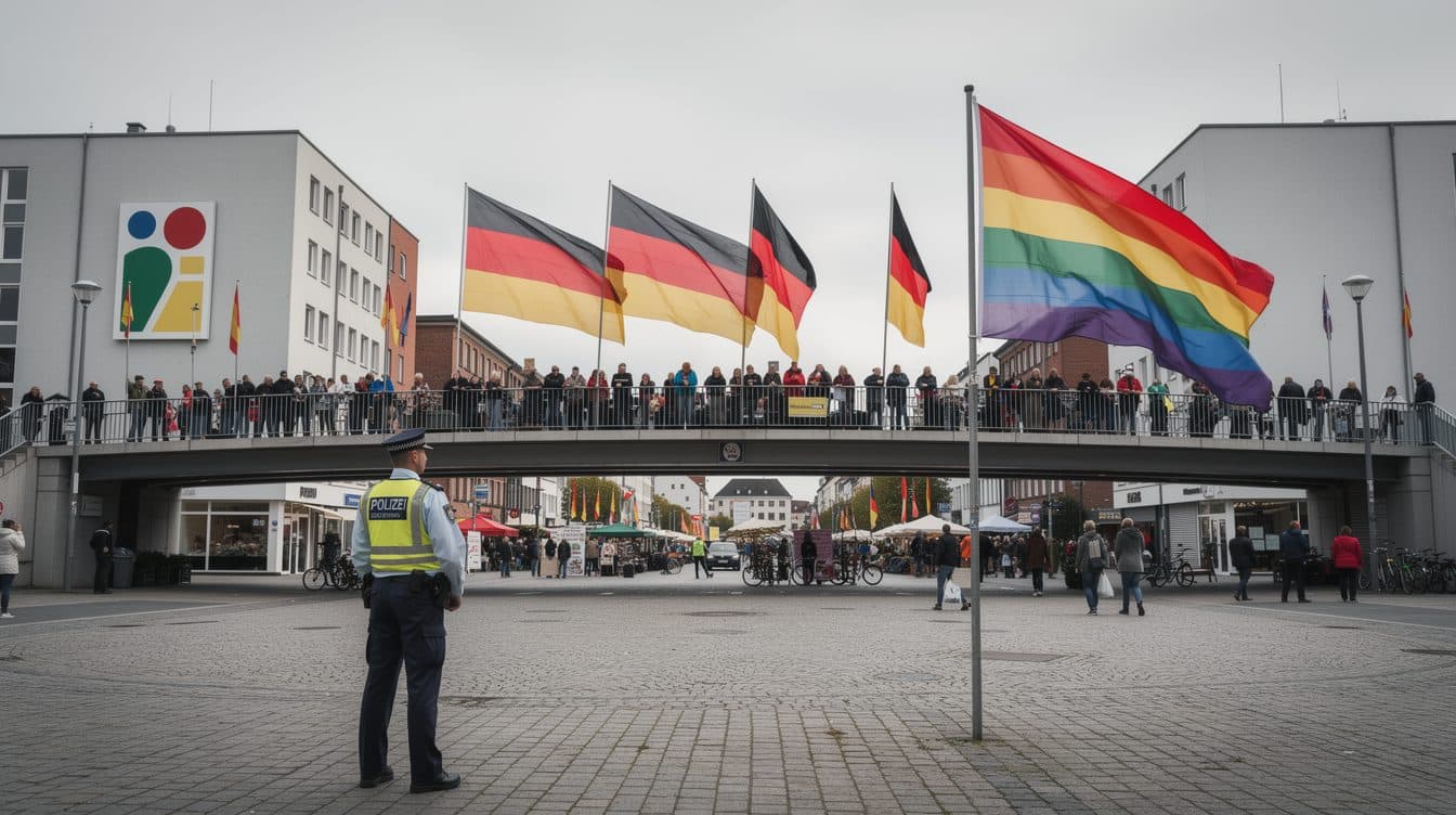 Menaces et protection policière pour la quatrième Christopher Street Day à Wernigerode