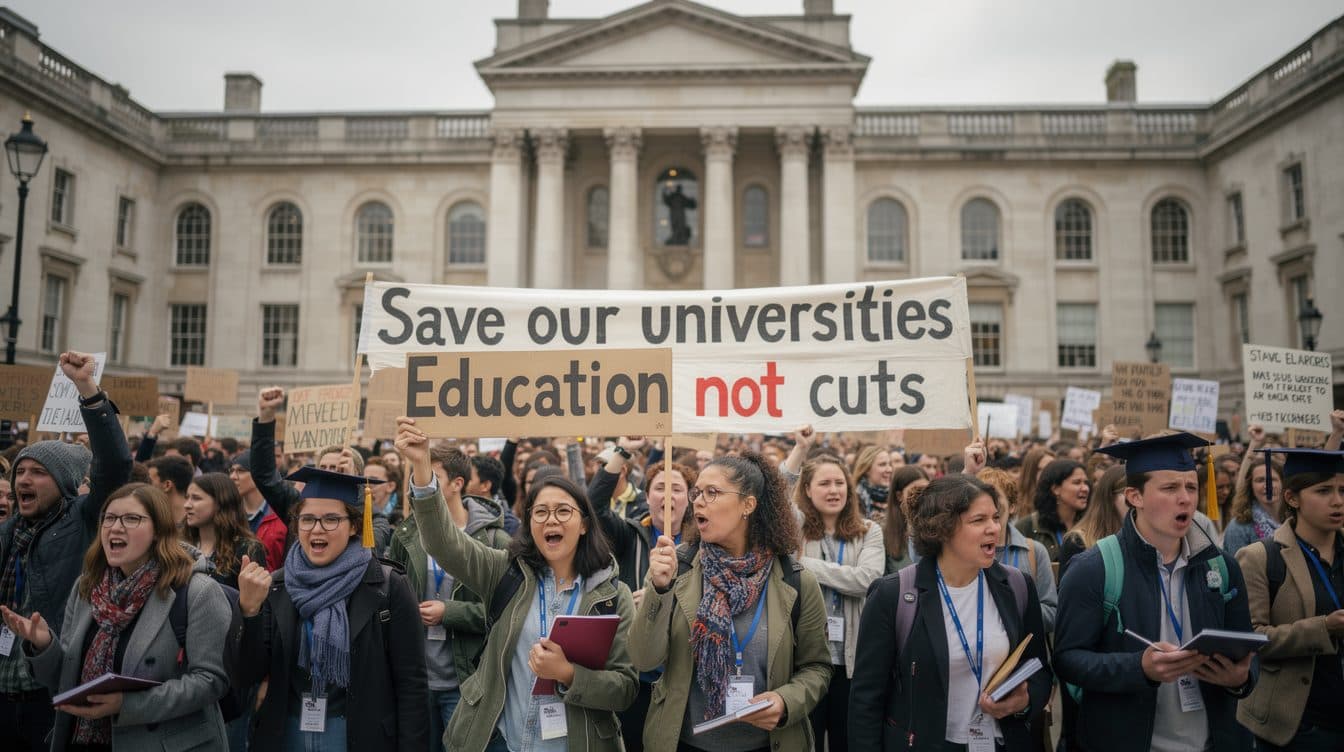 Manifestations massives en Autriche contre les coupes budgétaires dans les universités