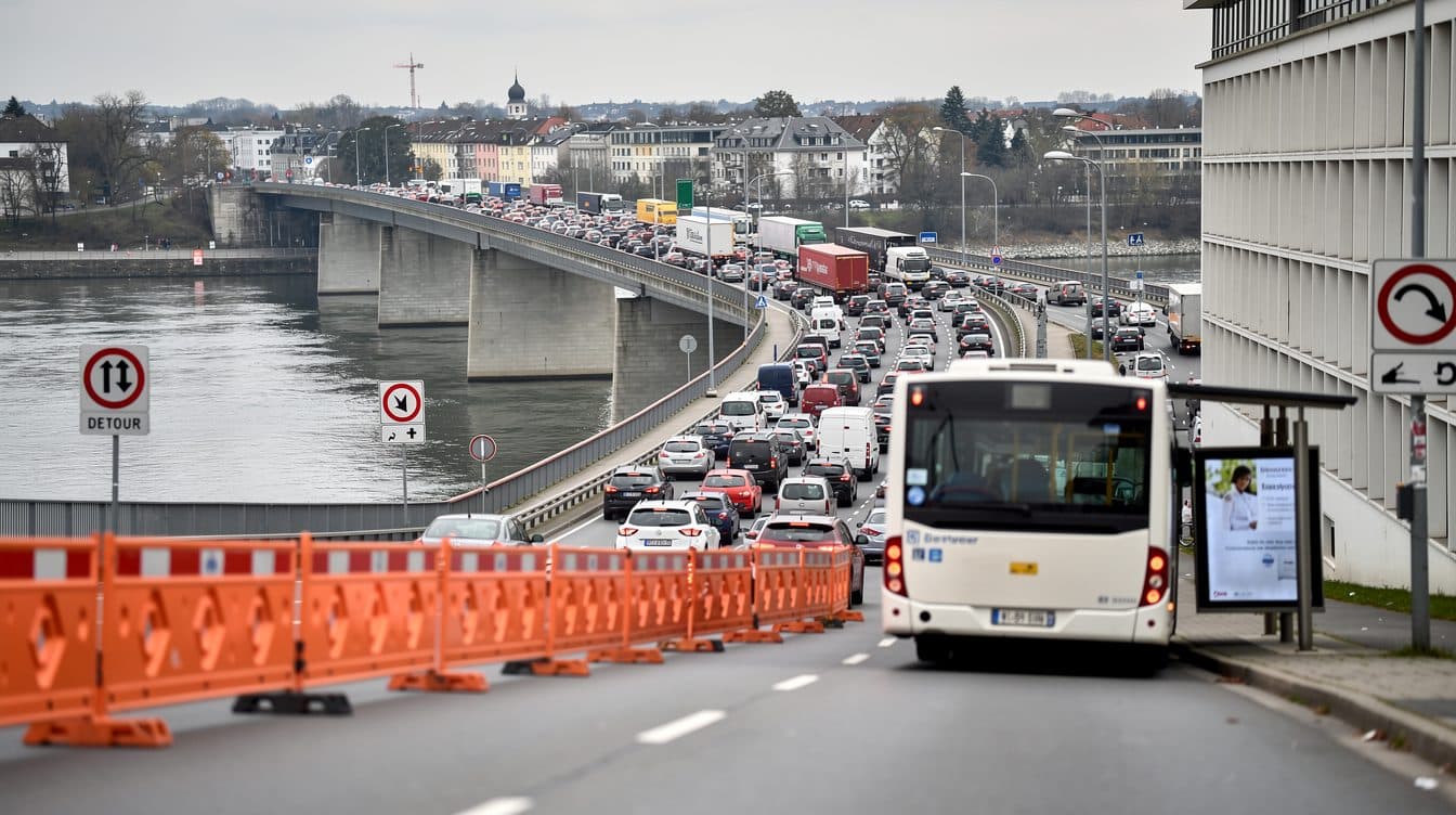 La fermeture du pont nord de Bonn : un choc pour la région et un test pour la mobilité en Rhénanie-du-Nord-Westphalie
