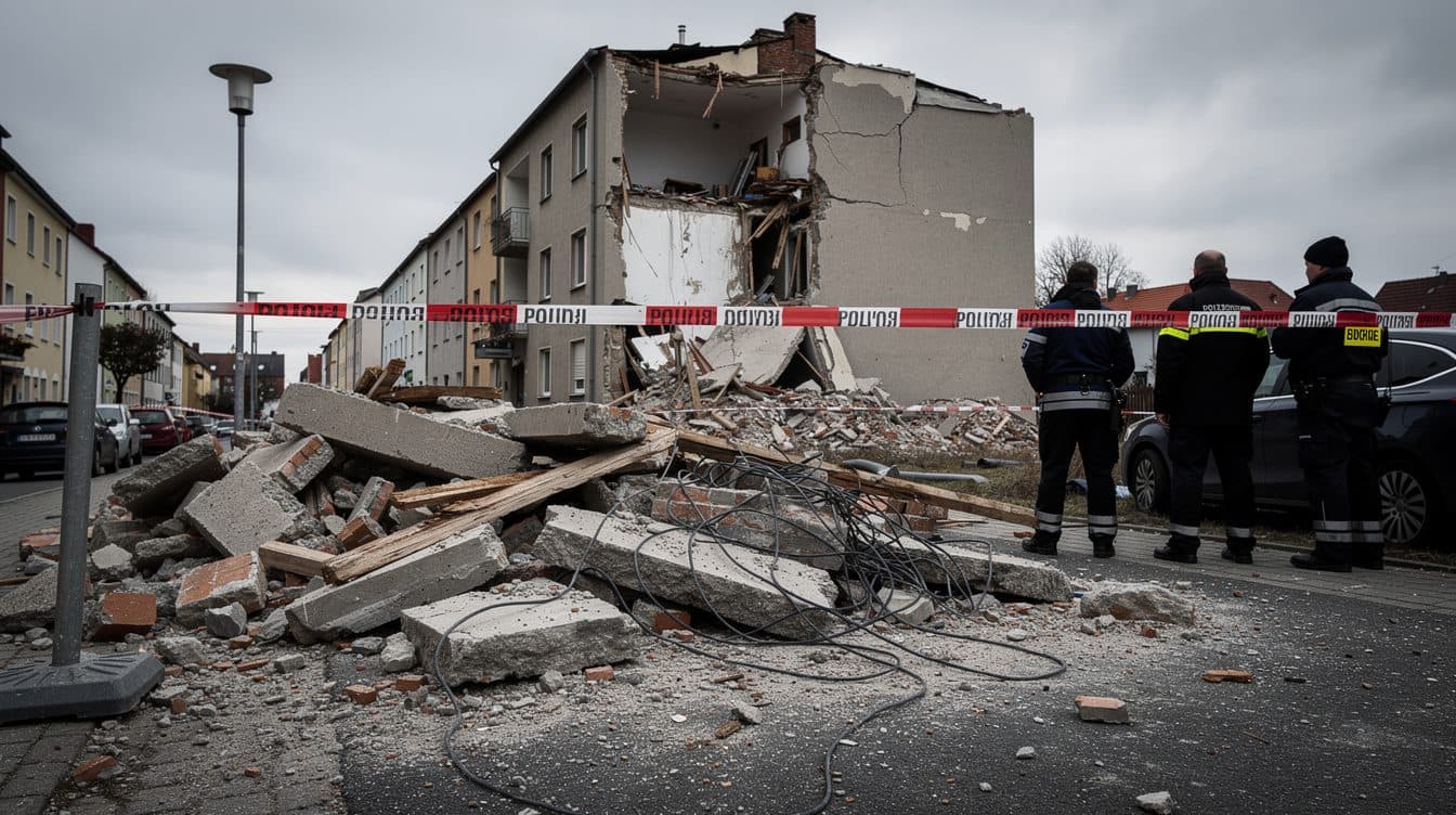 Effondrement d'une maison à Görlitz : deux arrestations, trois morts