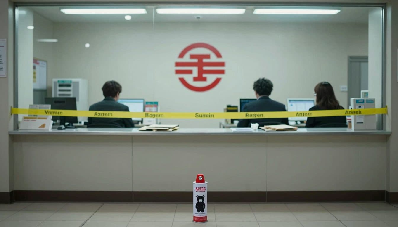 Spray anti-ours déclenché dans un bureau de poste à Nagoya – cinq blessés