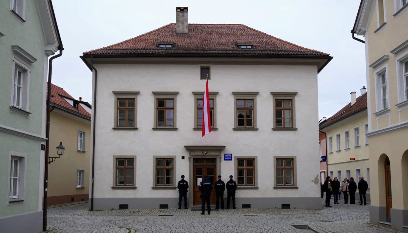 La maison natale d'Hitler à Braunau transformée en poste de police
