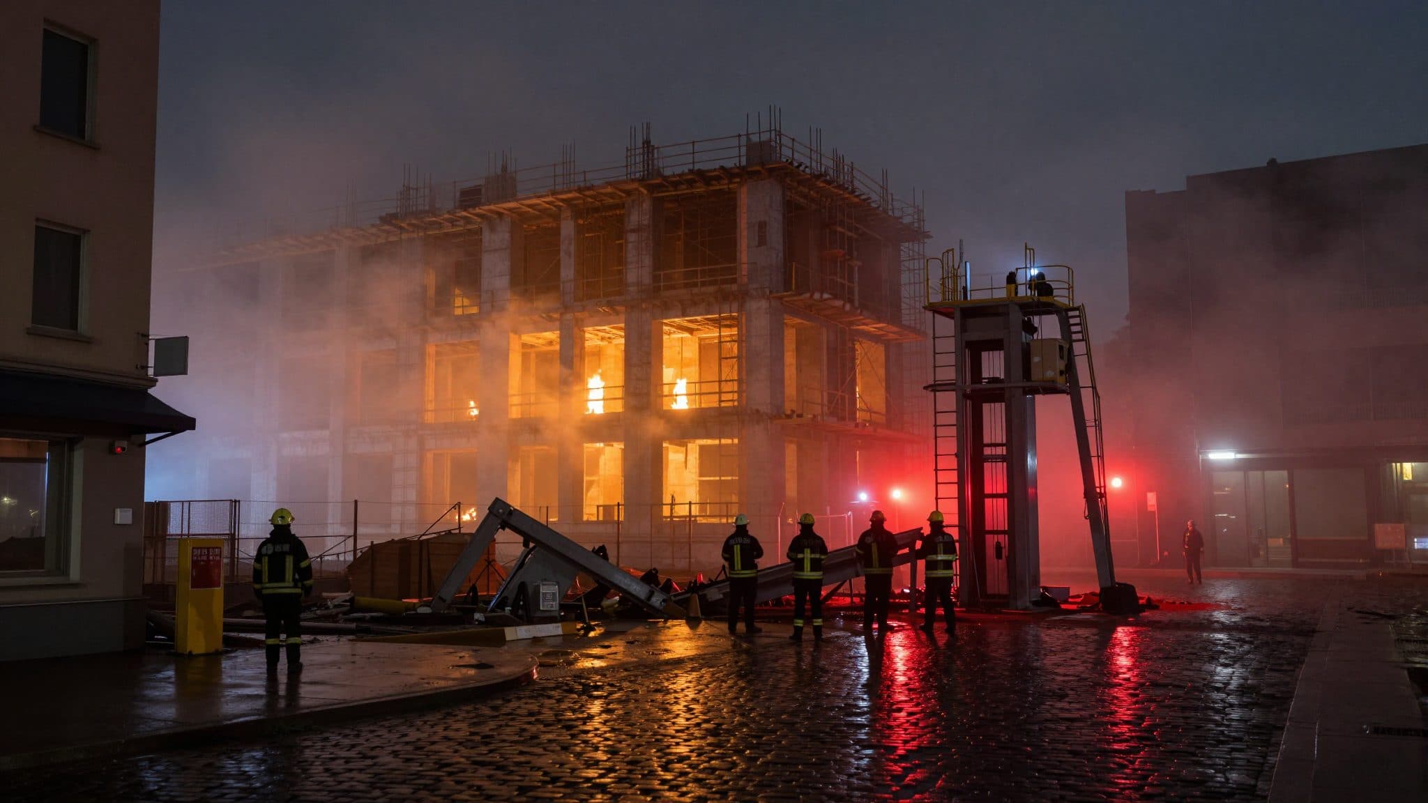 Six morts après un incendie sur le chantier bruxellois – les enquêteurs n'excluent pas d'autres victimes
