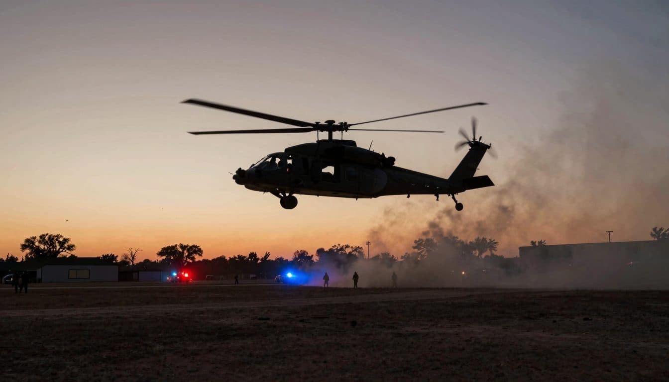 Deux morts dans le crash d'un hélicoptère militaire au centre du Texas