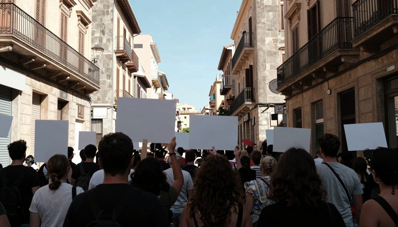 Majorque : manifestation contre le tourisme de masse à Palma