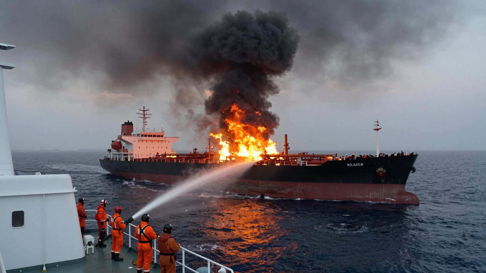 Pétrolier en flammes dans le détroit d'Ormuz après une attaque – les négociations entre les États-Unis et l'Iran sont au point mort