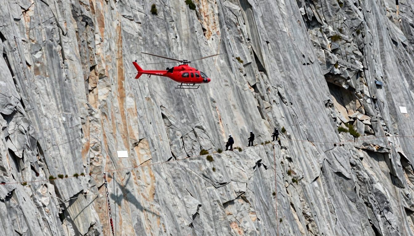 Une grimpeuse chute de huit mètres dans la corde au Wilder Kaiser et est secourue par hélicoptère