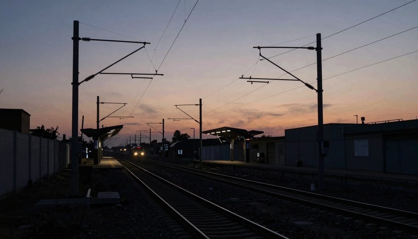 TITRE : Dommage à la caténaire à Pichling paralyse la ligne de l'Ouest entre Linz et Saint-Valentin