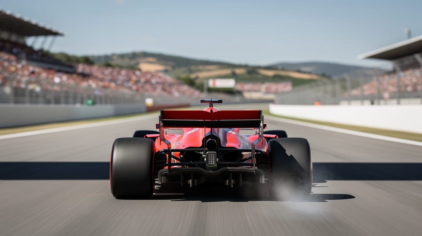 Hamilton célèbre sa première victoire avec Ferrari au Grand Prix de Barcelone
