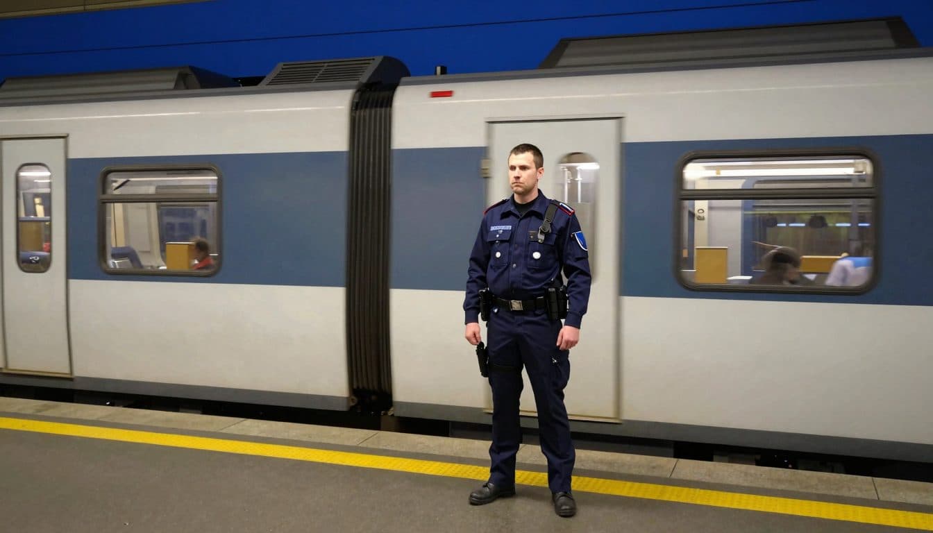 Adolescent de 14 ans arrêté dans un S-Bahn à Berlin avec une arme softair