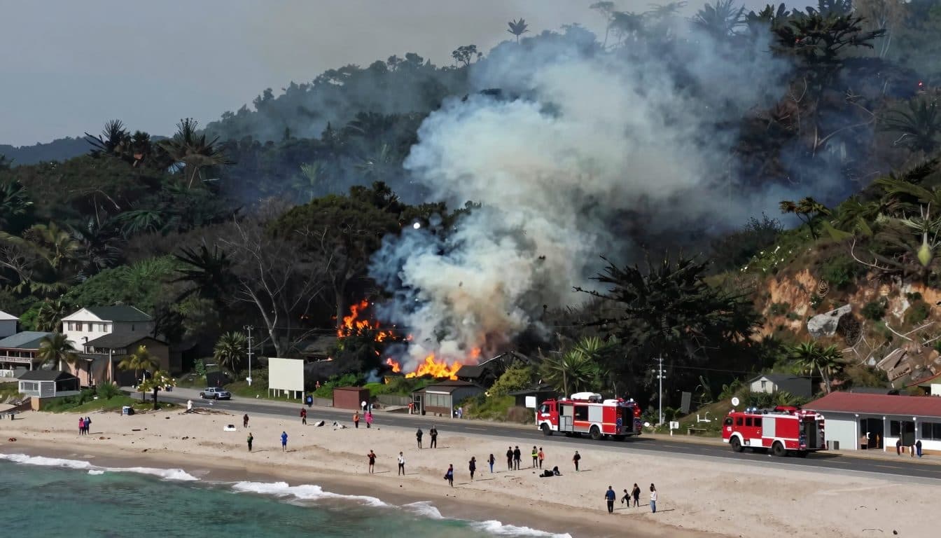 Incendies de forêt sur la côte adriatique croate : les touristes doivent quitter Omiš et ses environs