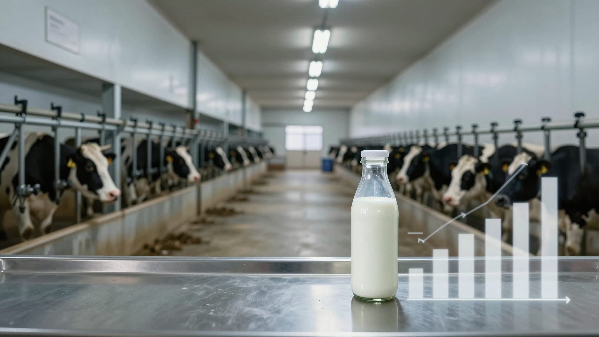 La production laitière par vache dans l'UE augmente d'environ 22 % en dix ans
