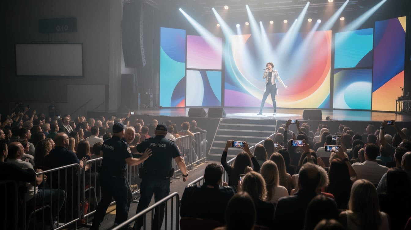 Un perturbateur interrompt la performance d'Israël lors de la demi-finale de l'Eurovision