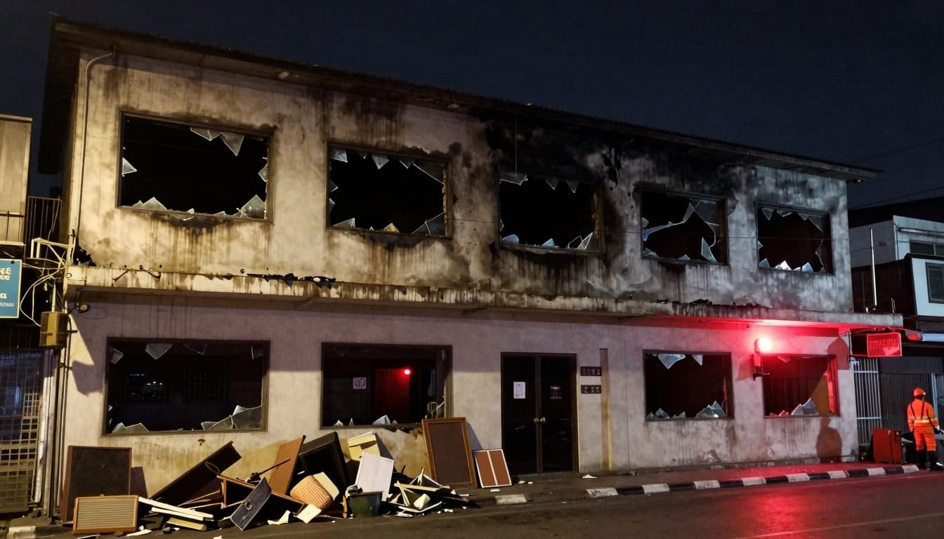 Un incendie dans un pub de Bangkok fait 27 morts – des témoins rapportent des sorties de secours bloquées