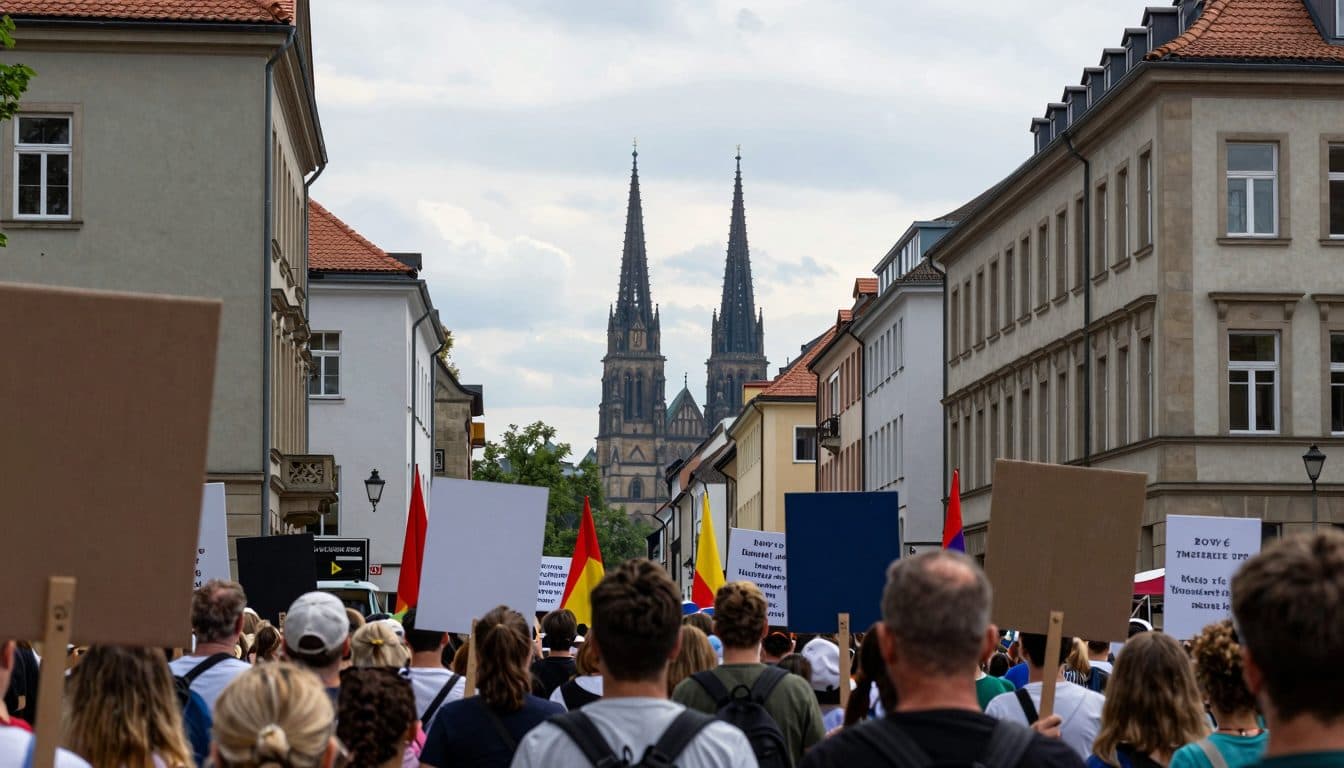 Congrès fédéral de l'AfD à Erfurt clôturé – Weidel et Chrupalla confirmés dans leurs fonctions, des dizaines de milliers de personnes dans les cortèges de protestation