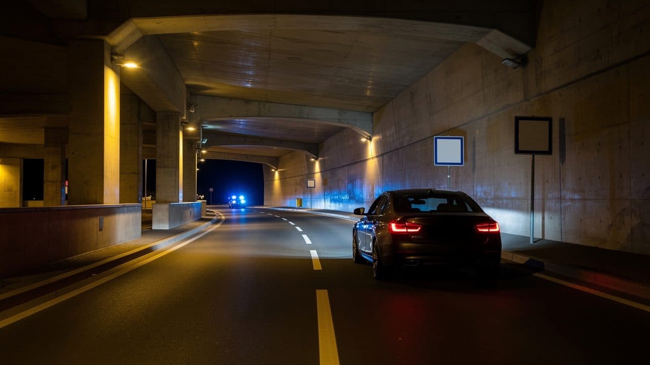 Adolescent de 17 ans à 128 km/h dans un passage souterrain d'aéroport à Salzbourg : la police saisit la voiture