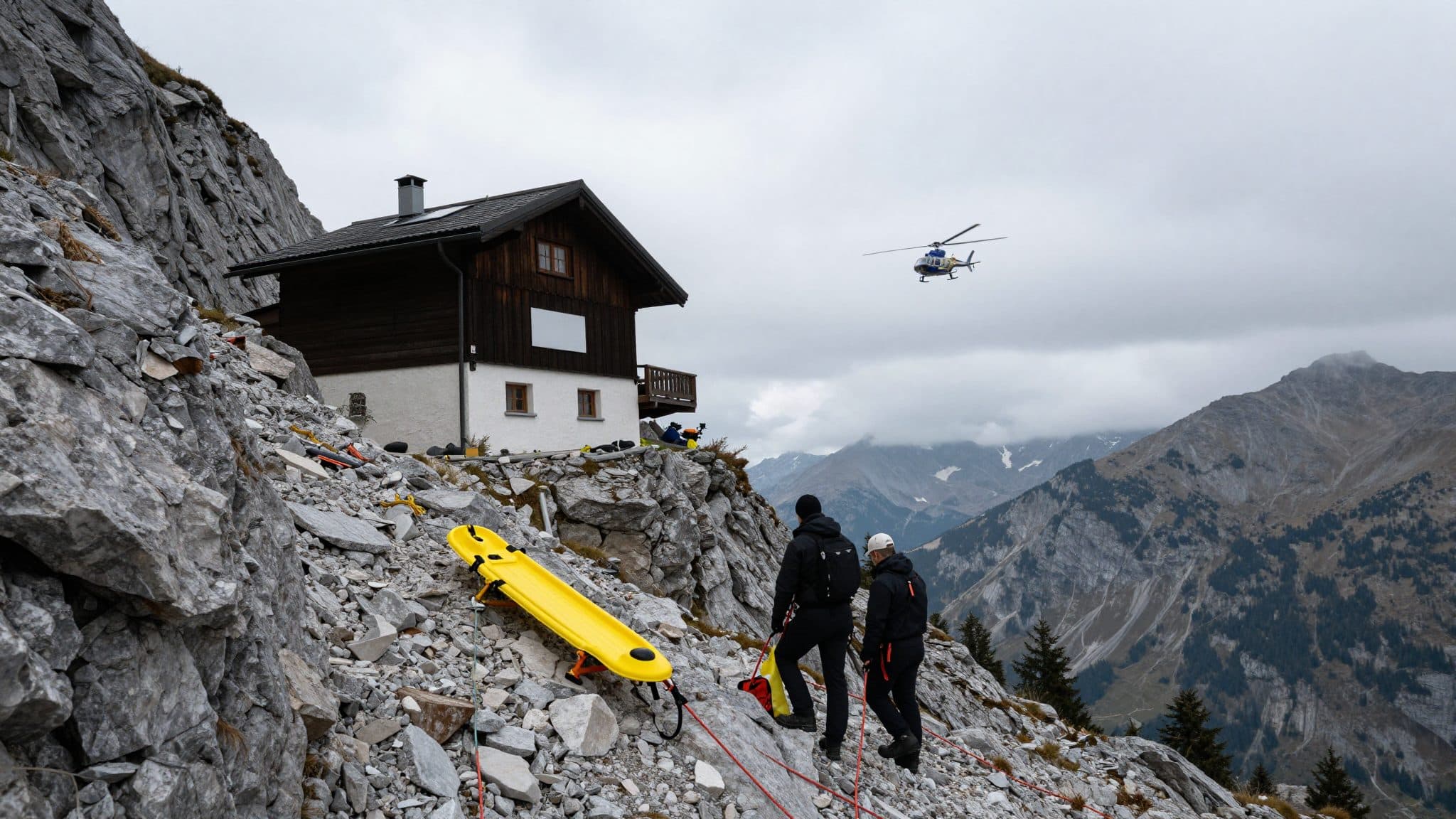 Un randonneur allemand fait une chute de 200 mètres lors d'une excursion en famille au Vorarlberg