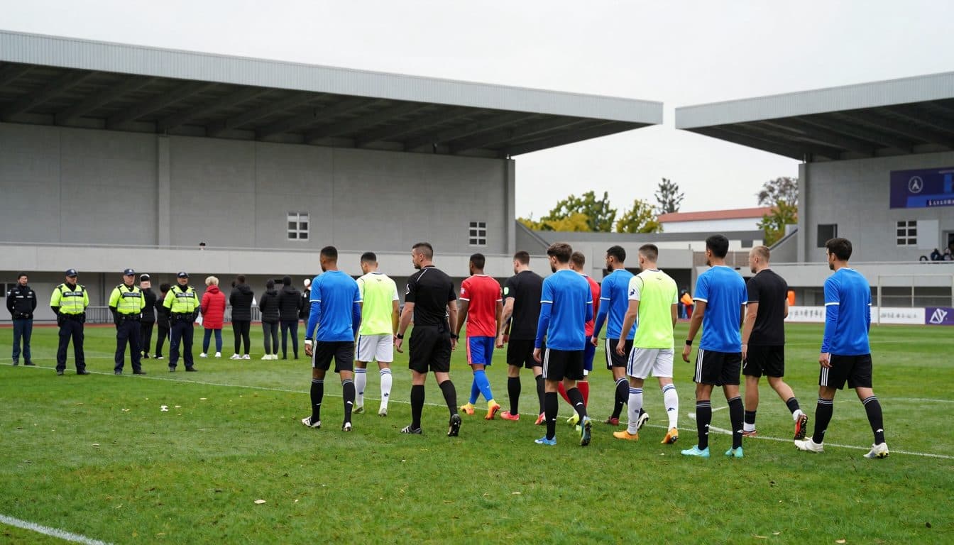 Match amical interrompu à Finsterwalde : Cottbus quitte le terrain après des insultes racistes contre King Manu