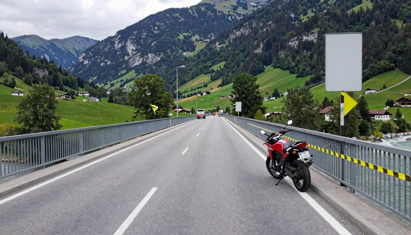 Un homme de 67 ans meurt dans un accident de moto sur la L200 à Andelsbuch