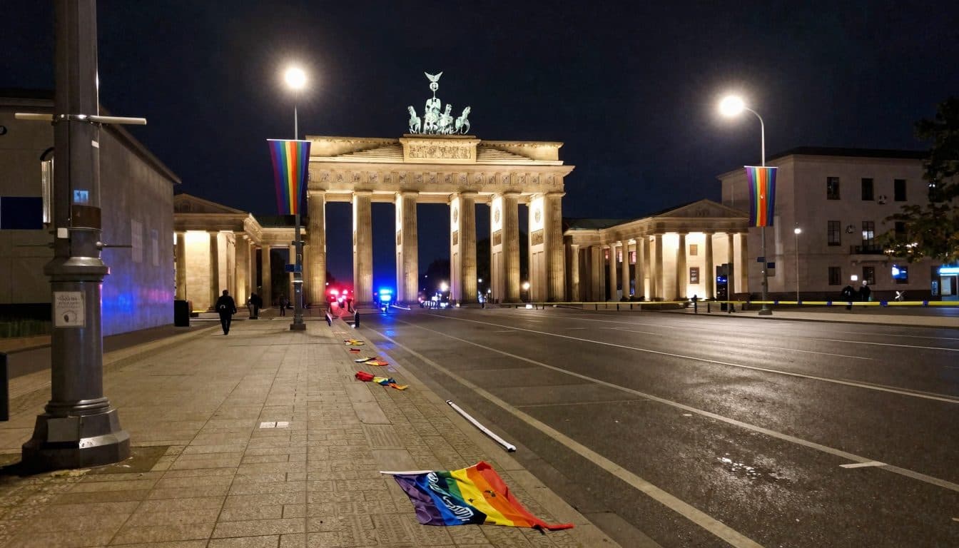 La marche des fiertés de Berlin annulée après qu'une voiture a foncé dans la foule, faisant au moins un mort