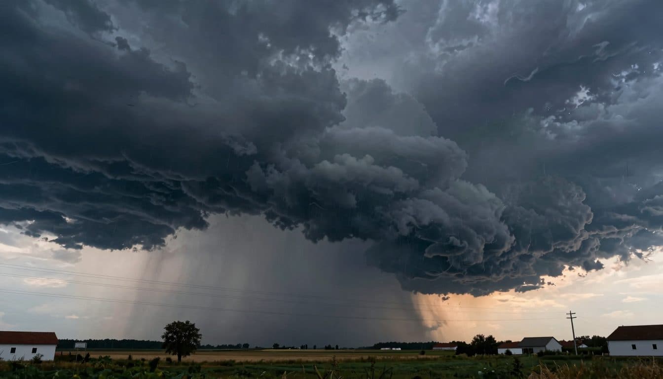 Le DWD alerte sur de violents orages accompagnés de fortes pluies dans certaines régions d'Allemagne