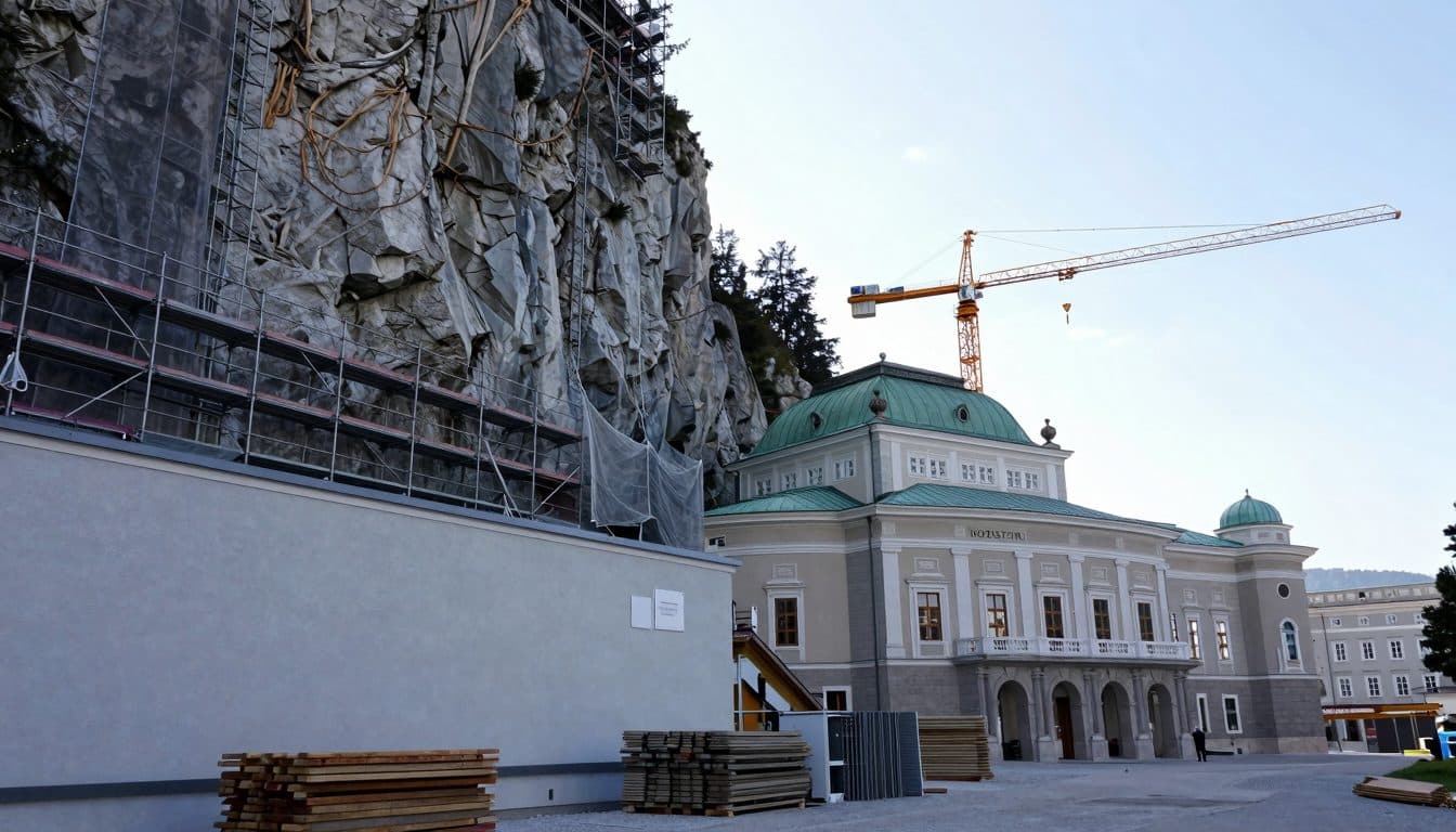 Réaménagement du Festival de Salzbourg : le creusement du Mönchsberg débutera début septembre