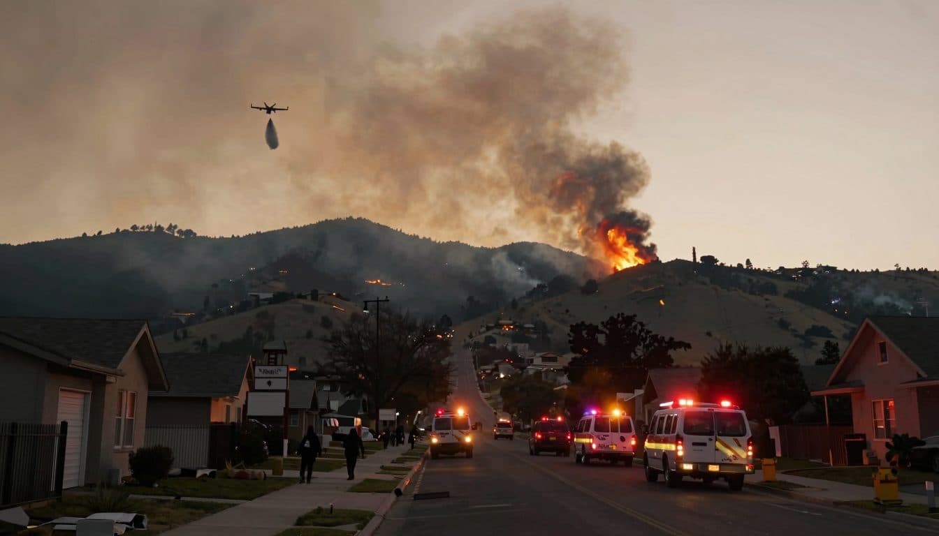 Les autorités ordonnent des évacuations massives en raison d'incendies graves dans le Nevada