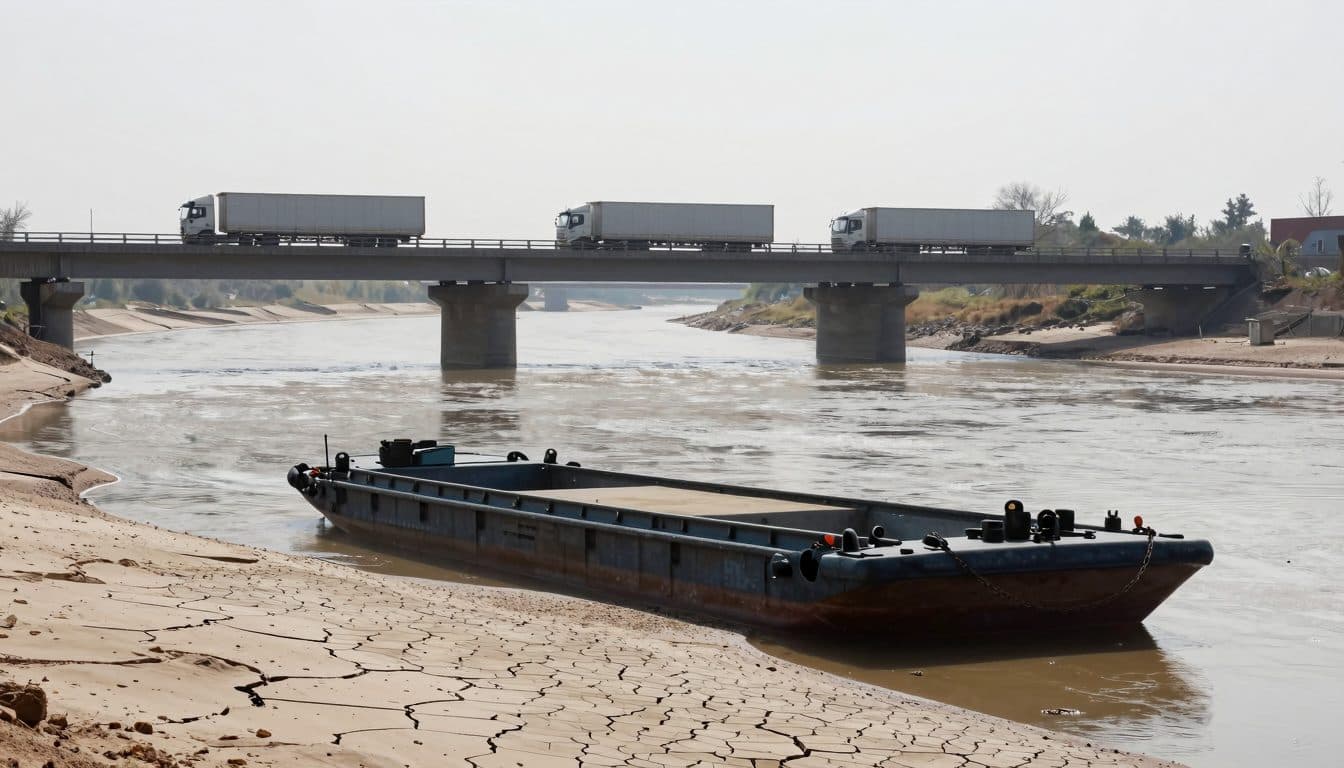 Les Länder lèvent l'interdiction de circuler le dimanche en raison des basses eaux