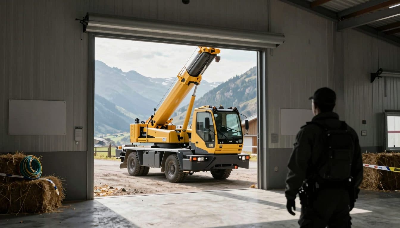 Accident du travail dans le Pitztal : un homme de 37 ans chute de huit mètres depuis la cabine d'une grue