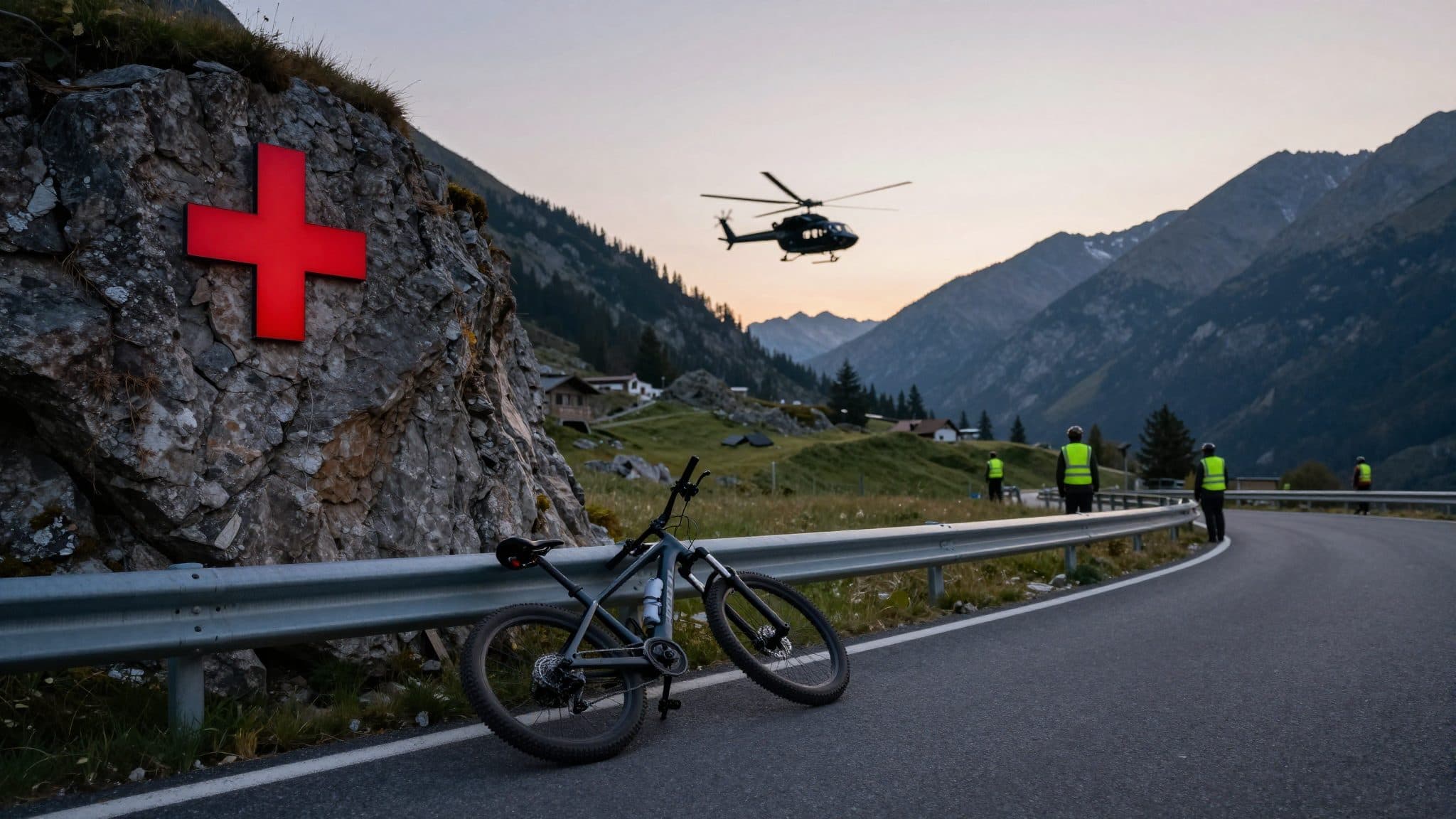 Cycliste en e-bike grièvement blessée dans une chute près de Weerberg, au Tyrol