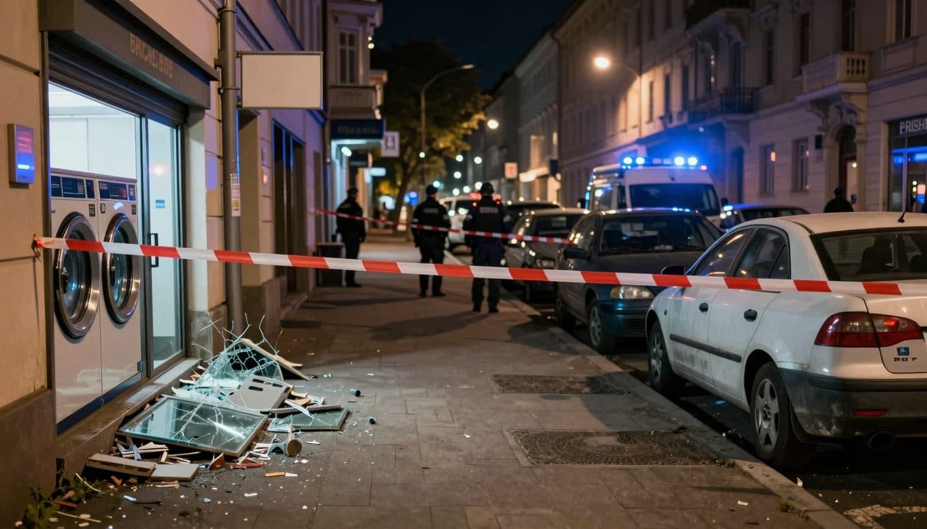 Femme avec quatre grammes d'alcool dans le sang en état de vandalisme à Vienne et blesse des policiers