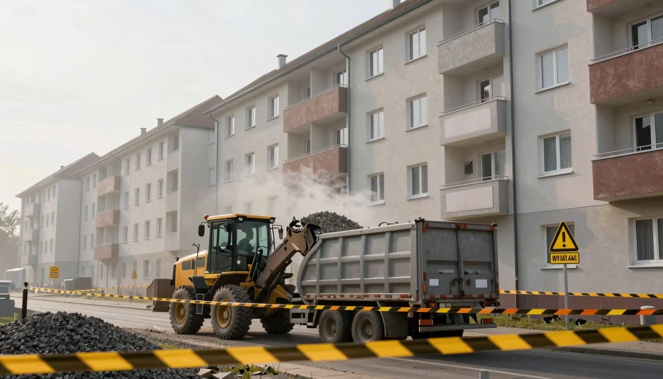 La Hongrie ordonne l'élimination du gravier contenant de l'amiante à Szombathely