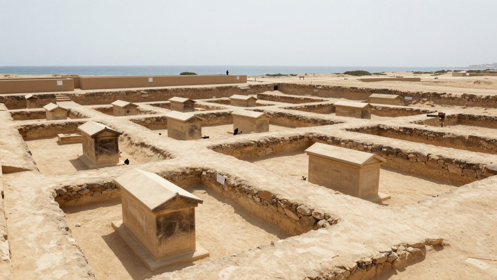 Des archéologues découvrent en Égypte des tombes vieilles de près de 2000 ans avec un sarcophage en granit non ouvert