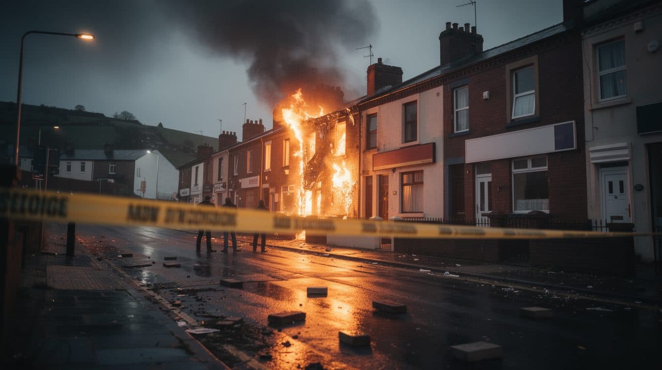 Émeutes anti-migrants ébranlent Belfast – La politique annonce une répression ferme