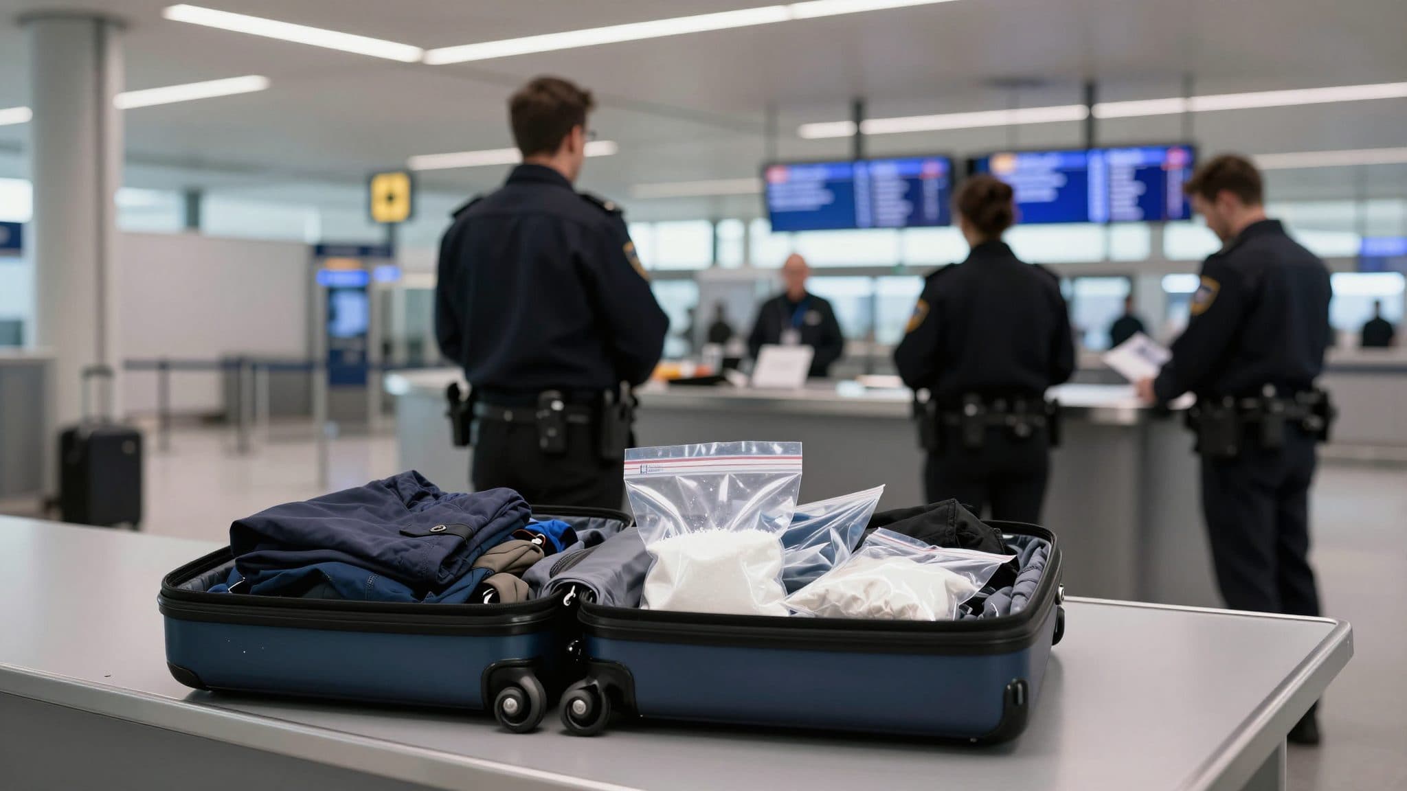 Les douanes saisissent 16 kilogrammes de kétamine à l'aéroport de Berlin