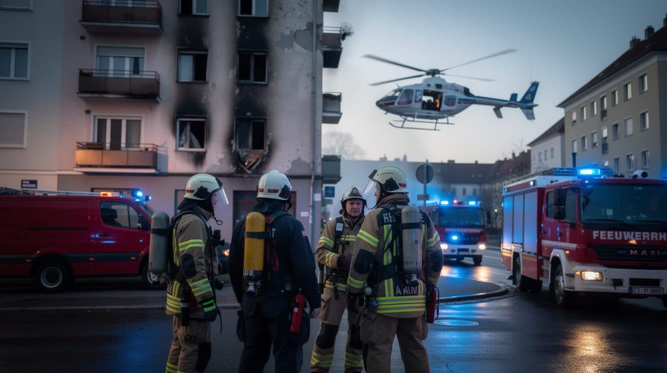 Deux enfants réanimés après un incendie dans un appartement à Vienne-Ottakring