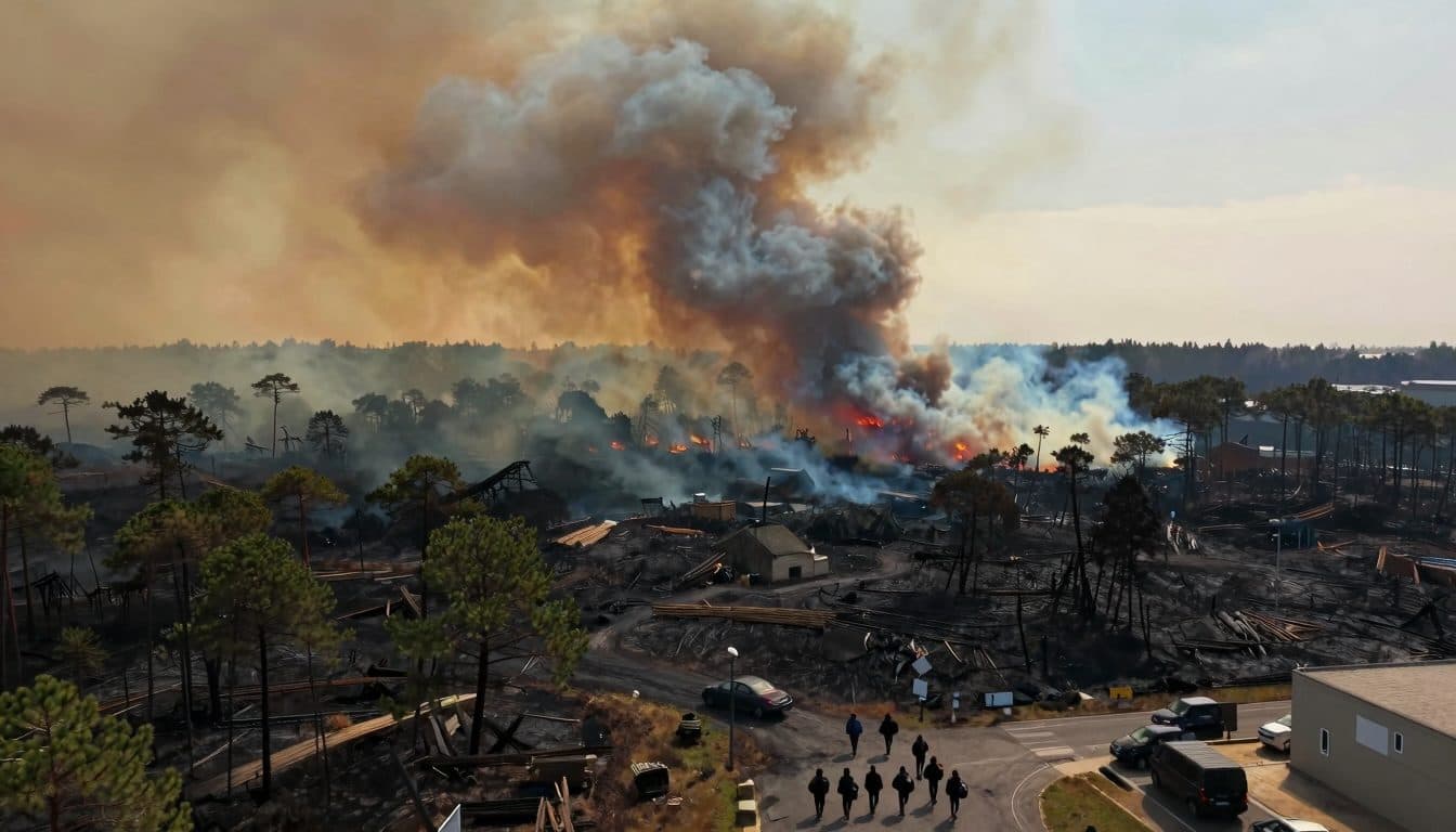 Des incendies de forêt sans précédent obligent plus de 300 000 personnes à fuir en Europe du Sud