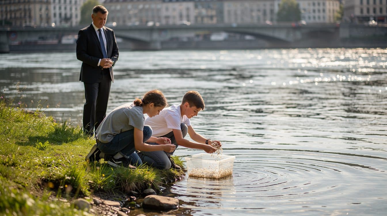 50 000 larves d’alose larguées dans le Rhin pour sauver l’espèce