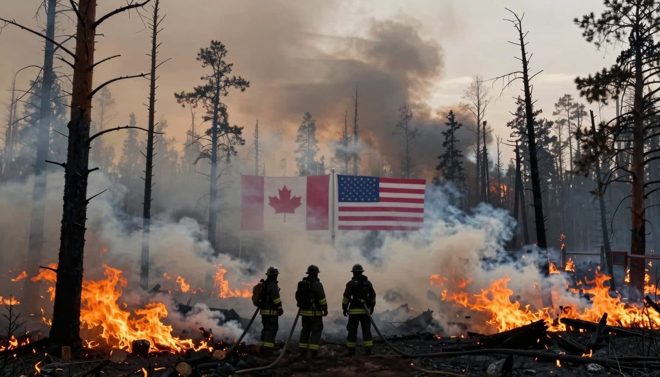 Le Canada rejette la menace de droits de douane de Trump concernant la fumée des incendies de forêt