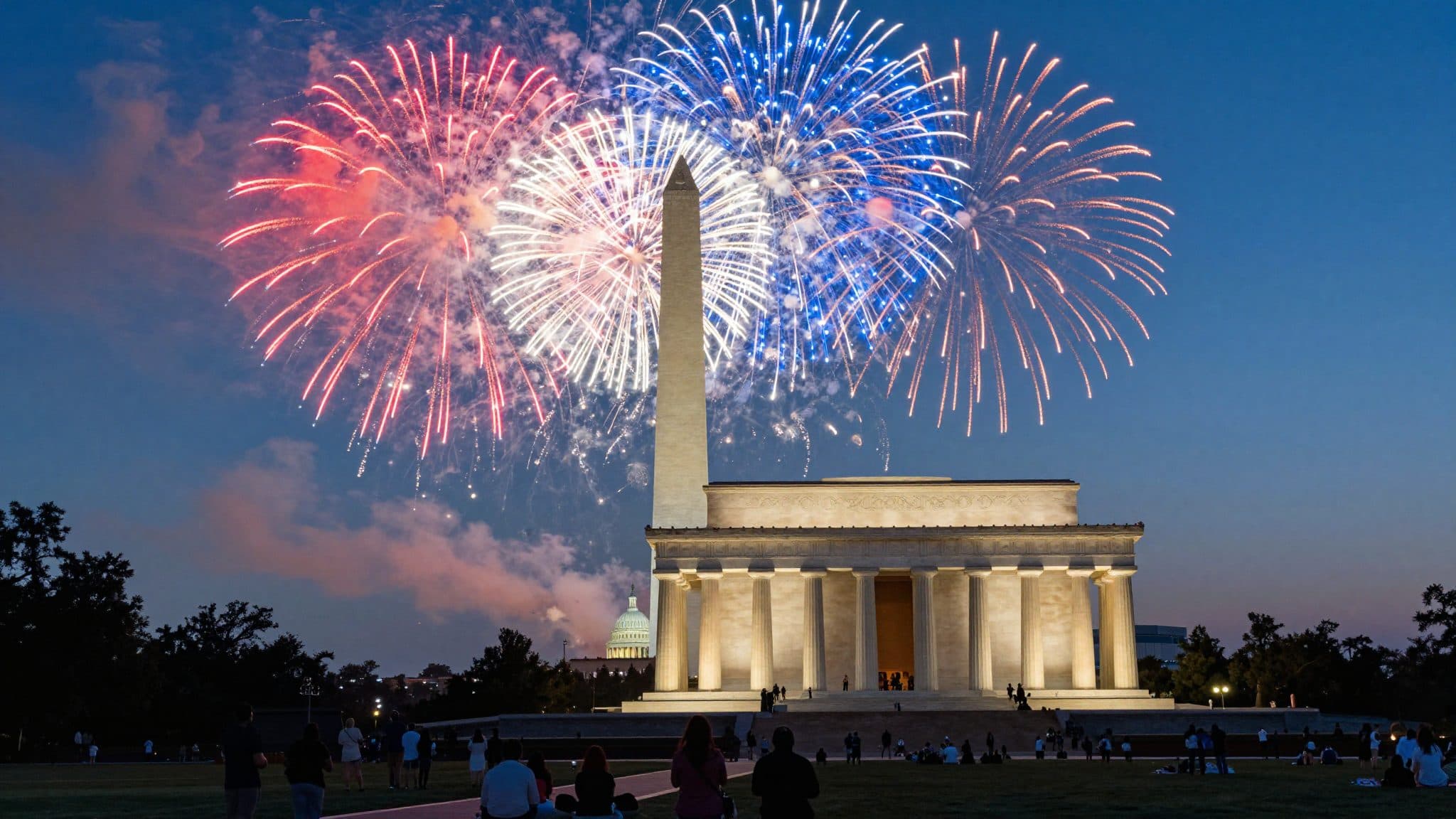 Les États-Unis célèbrent 250 ans d'indépendance avec un grand feu d'artifice et les félicitations politiques de l'Allemagne