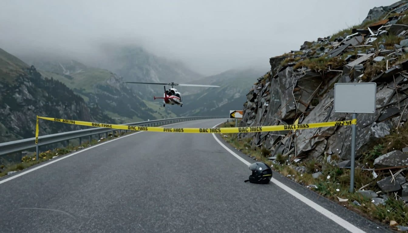 Un sexagénaire du Tyrol meurt dans un accident de moto sur la Katschbergstraße à Hüttau