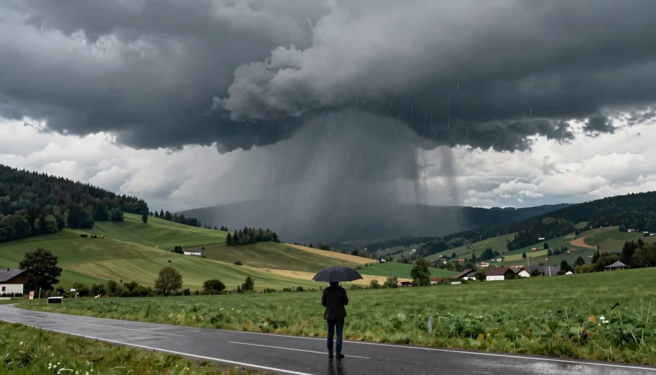Violents orages en Styrie : jusqu'à 20 centimètres de grêle à Schöder