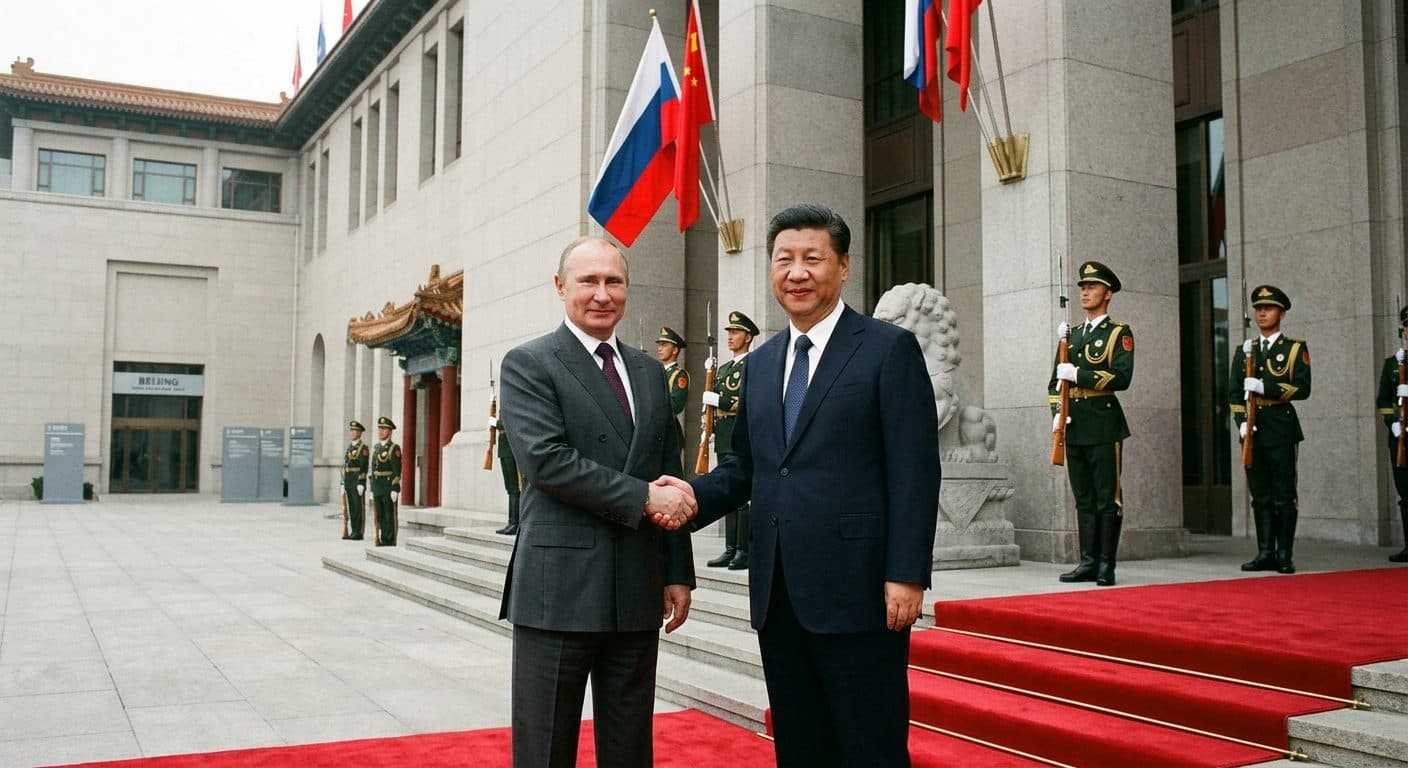 Poutine se rend en Chine pour renforcer les liens économiques et politiques