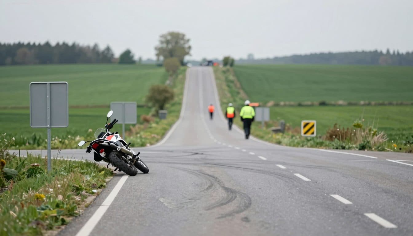 Motard styrien de 77 ans blessé grièvement, dans un état critique, lors d'un accident en Basse-Autriche