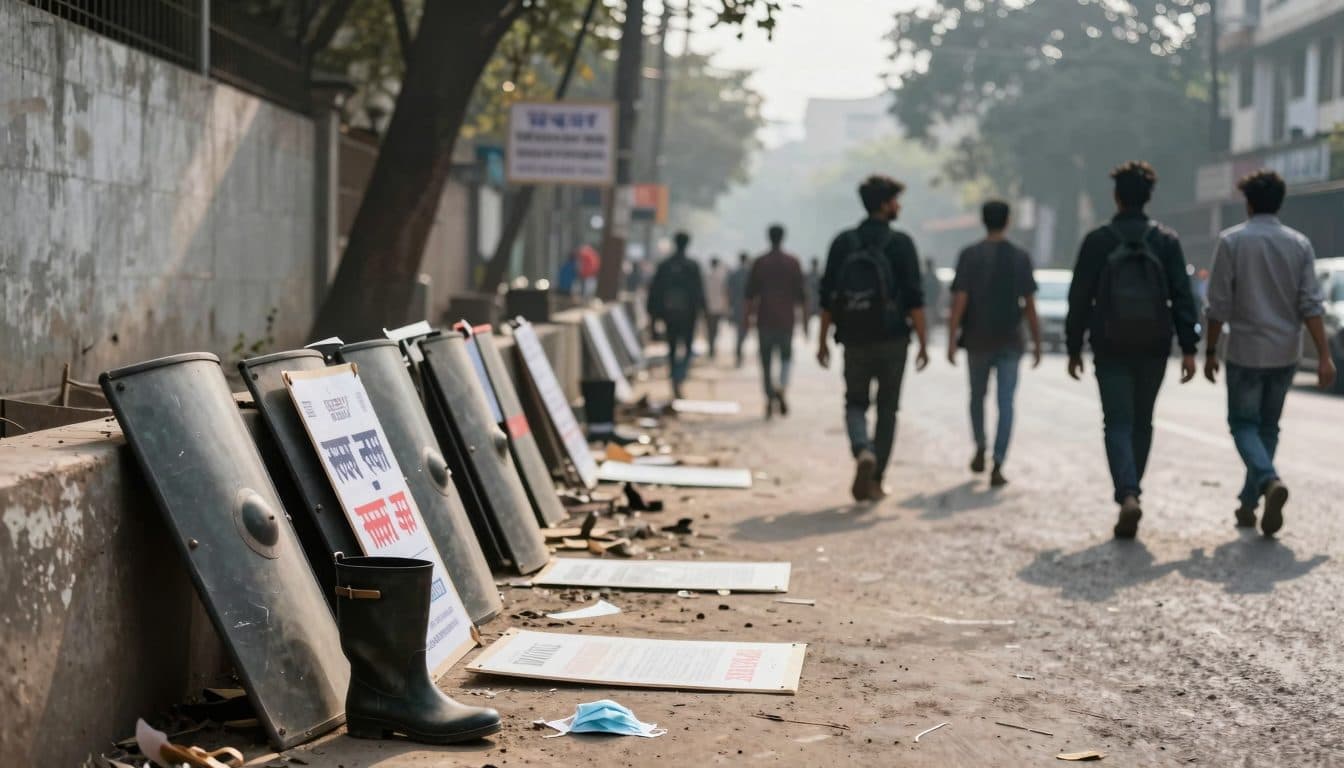 Le mouvement de jeunesse indien « Parti des Cafards » suspend ses manifestations après des affrontements avec la police